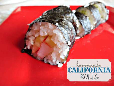 Homemade California Rolls // Budget Girl --- We have had a growing interest in learning how to make our own sushi. It's definitely a good idea if you live in a landlocked area and many sushi options are questionable, if they even exist! #sushi #California #roll #food #recipes 