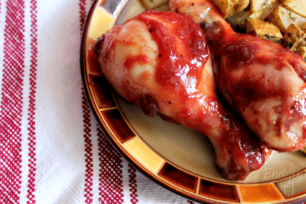 Cranberry BBQ Chicken Freezer Meal // Budget Girl --- Use cranberry sauce to make a sweet and savory BBQ marinade for chicken. Crock pot/slow cooker instructions included. #bbq #chicken #freezermeal #crockpot #slowcooker 