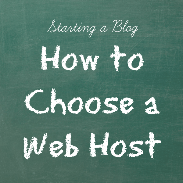 How to Choose a Web Host // Blog U --- If you want to self-host, one of the biggest questions is how to choose a web host. There are so many out there! Here is a list of different hosts to start with. #hosting #blogging #selfhosting #webhosts