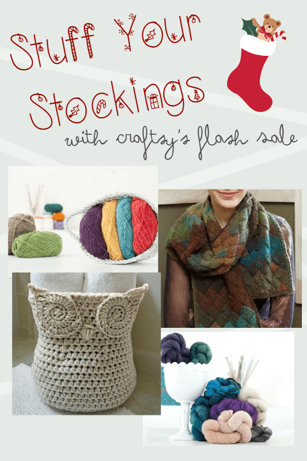 Stuff Your Stockings with Craftsy's Flash Sale --- Save big on popular yarn, sewing and quilting products and get it in time for Christmas. || via diybudgetgirl.com #knitting #sewing #crocheting #kits #shopping #christmas