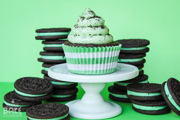 Mint Oreo Cupcakes from Make Bake Celebrate