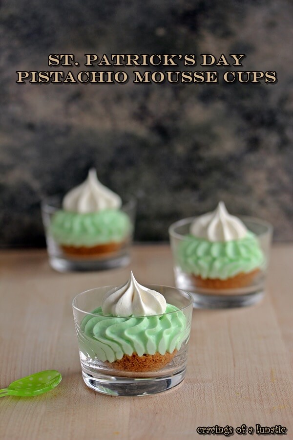 Pistachio Mousse Cups from Cravings of a Lunatic