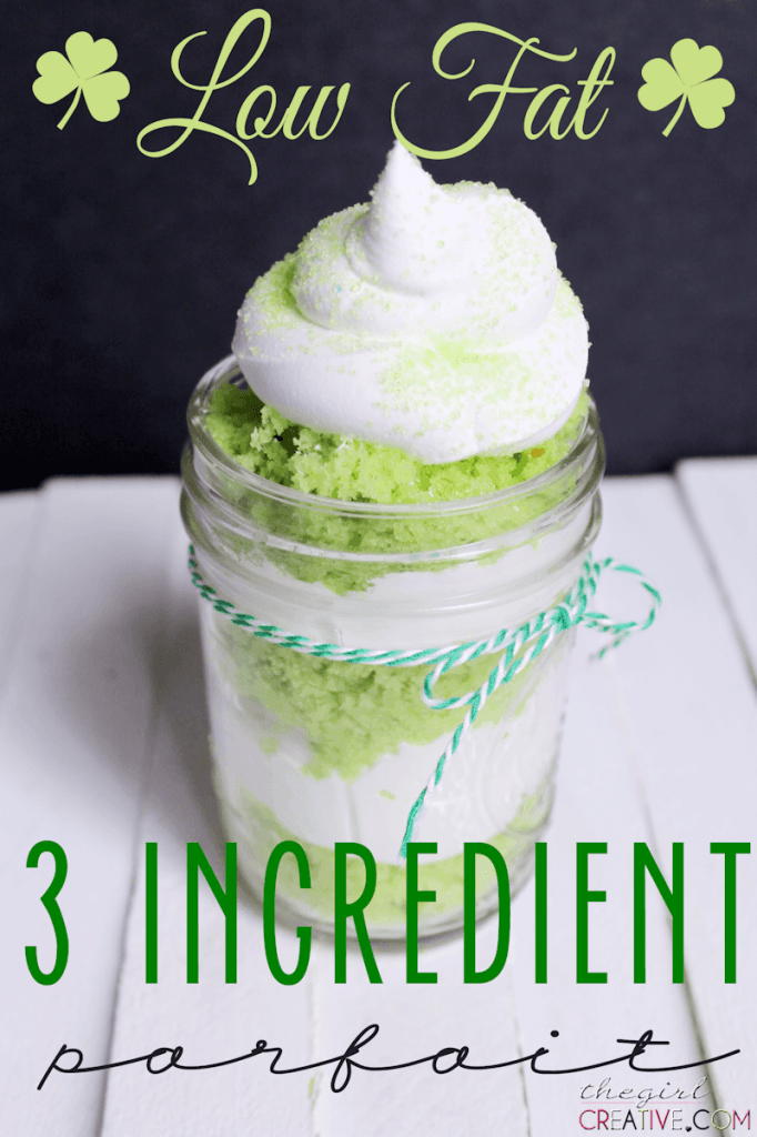 Low Fat 3 Ingredient Parfait from The Girl Creative 
