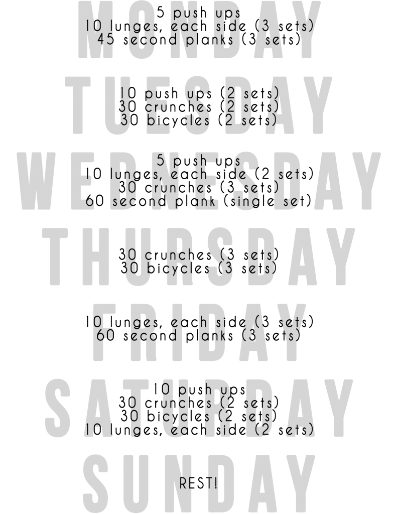 Daily Exercise Printable --- It takes 10 weeks to establish a healthy habit. Why not start your new year with this printable to remind yourself to get up and exercise? || via diybudgetgirl.com #exercise #healthy #daily #printable #free #resolutions