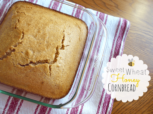 Sweet Wheat Honey Cornbread // Budget Girl --- Has a subtle sweet taste, but still savory enough to be the perfect companion to any soup or chili.