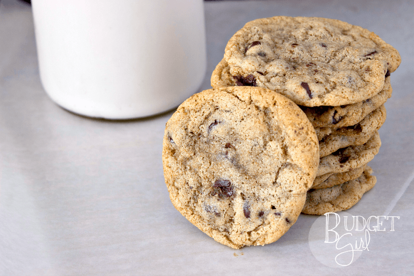 Chewy Chocolate Chip Cookies --- A mixture of different flours and sugars gives these chewy chocolate chip cookies a sweet and savory flavor. A definite family favorite!