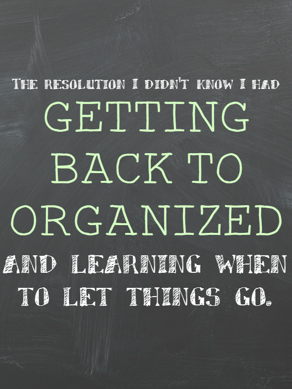 Getting Back to Organized & Learning When to Let Things Go --- Something about January sends me into an organizing frenzy. After living in a small apartment, I've learned 5 things about organizing and decluttering my space. || via diybudgetgirl.com #organization #cleaning #resolutions