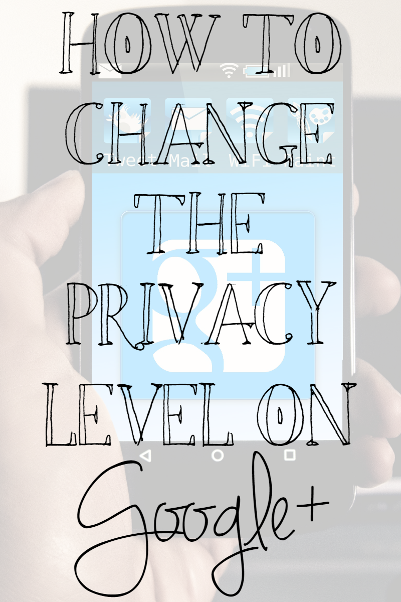Changing the Privacy Settings on Google+ Posts --- If you don't have your Google+ set up properly, you may be accidentally sharing all of your posts PRIVATELY like I was. Therefore, gaining no momentum. Here's how to change the privacy level on Google+! || via diybudgetgirl.com #googleplus #google #social #socialmedia #privacy #settings #tutorial #easy