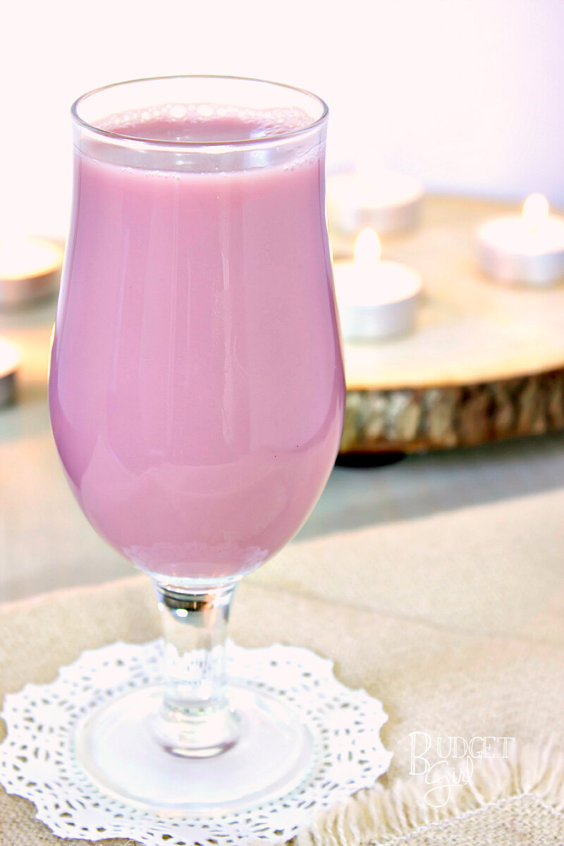 Nuts and Berries is a light, fruity cocktail. Perfect for practically any season. It uses hazelnut liqueur, raspberry liqueur, and almond milk. 