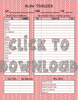Blog Tracker { FREE Printable } // Budget Girl --- Comes in 6 different colors and background designs. Include social media tracking, post view tracking, top posts, top referrers, etc. #blogging #printable #blog #tracker #stats #free