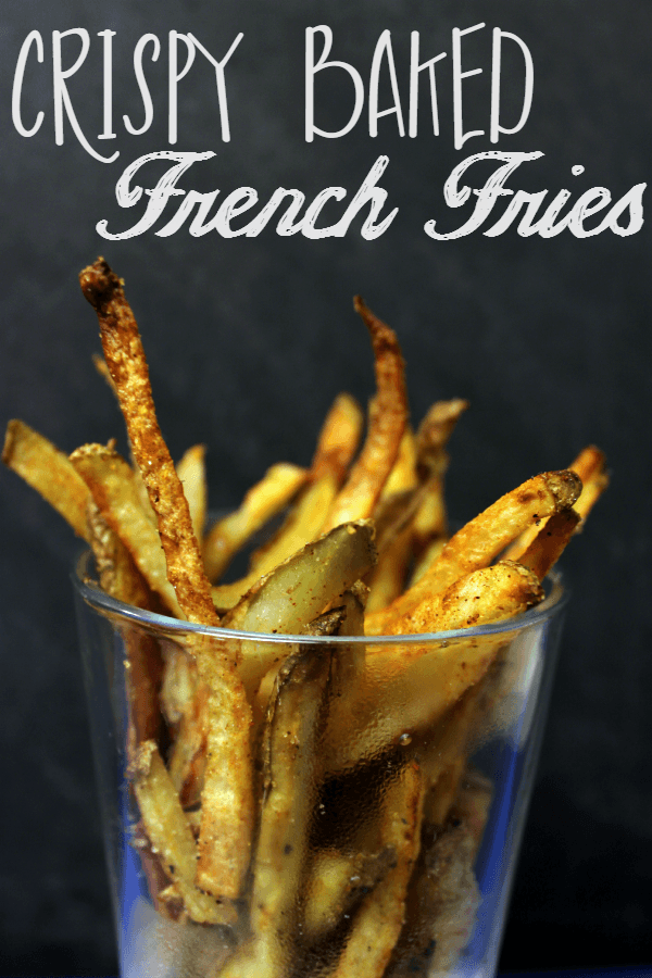 Crispy Baked French Fries // Budget Girl --- When you think of crispy fries, deep frying in oil is usually what comes to mind. But you can get delicious, crispy fries by baking them, too!