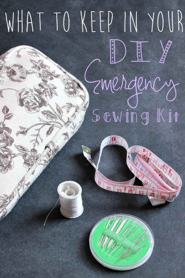 DIY Emergency Sewing Kit // Budget Girl --- 5 essentials (and a couple non-essentials) to keep in your emergency, travel sewing kit. If you don't have one, now's the time to make one!