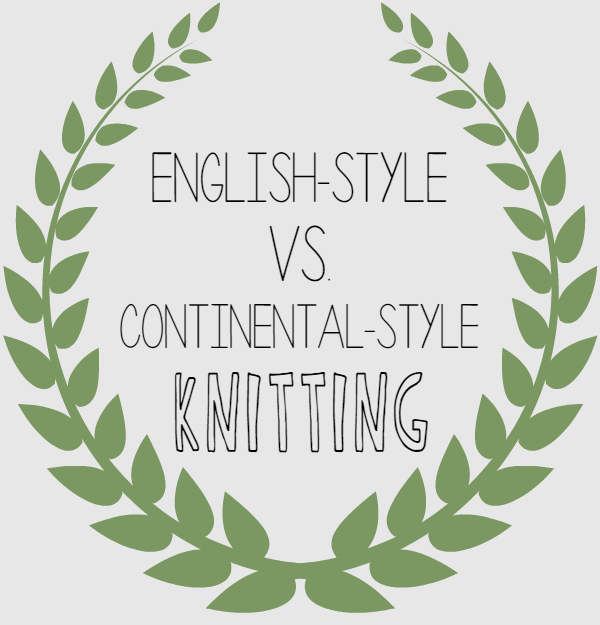 Continental vs English Knitting --- Despite what others may say, there is no ONE way to learn how to knit. Holding your yarn, for instance, can be done in two different ways. #continental #english #knitting