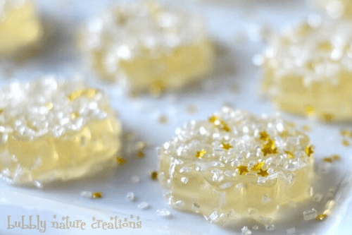 Sparkling Jello Jigglers from Bubbly Nature Creations