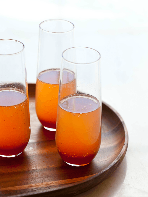 Spiced Blood Orange Champagne Punch from Spoon Fork Bacon