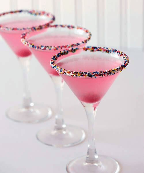 Cotton Candy Cocktail from Macaroons & Stilettos