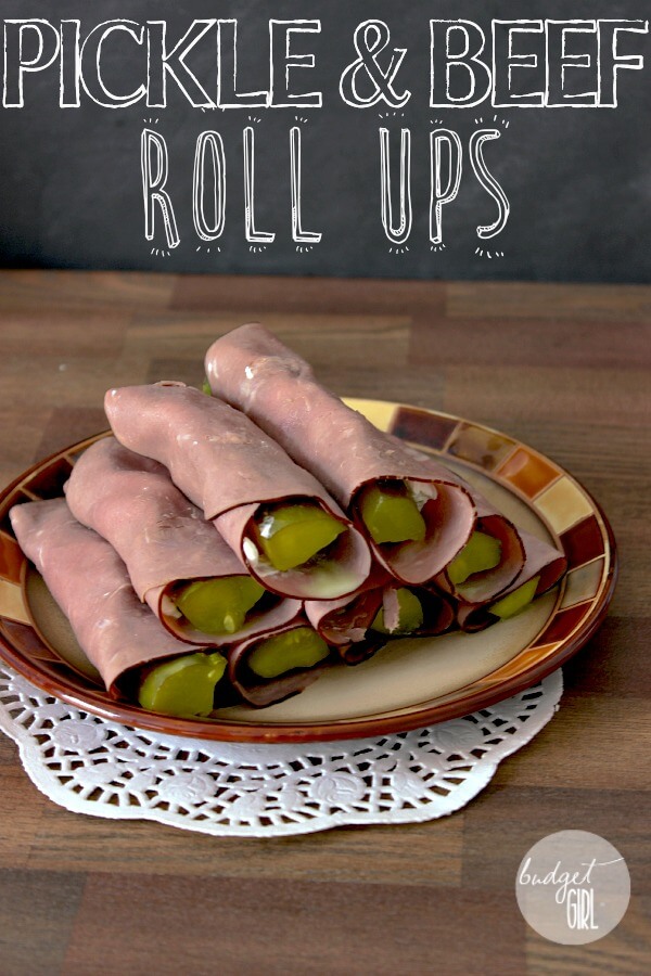 Pickle Beef Rollups from Budget Girl
