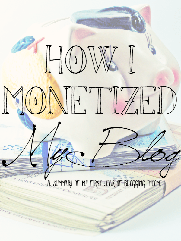 How I Monetized My Blog --- Every so often, I get asked if it's really possible to make money blogging. And then I'm asked to explain how I monetized my blog. || via diybudgetgirl.com #money #monetizing #blogging 