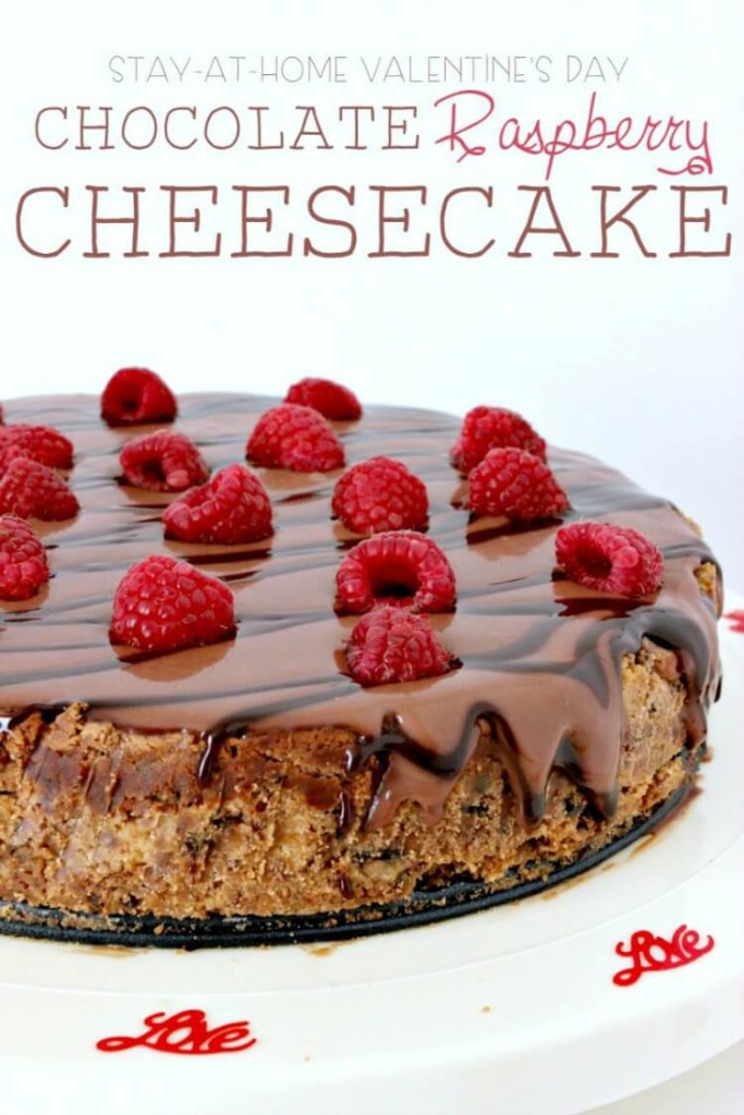 Chocolate Raspberry Cheesecake from Growing Up Gabel