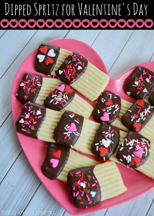 Chocolate Dipped Cookies from Baby Loving Mama