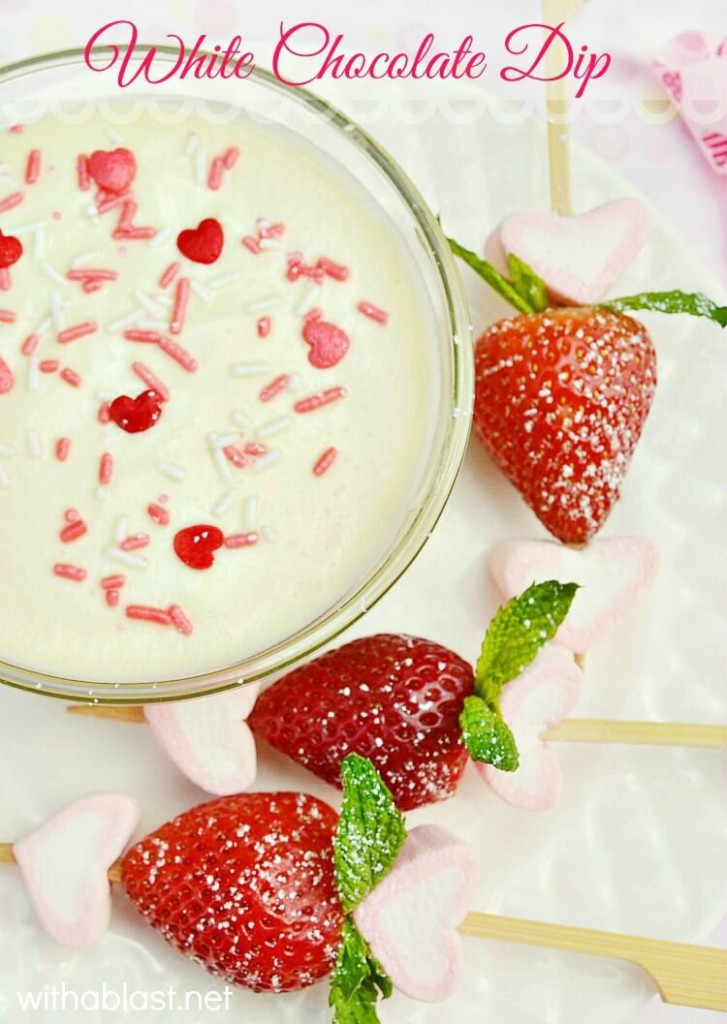 White Chocolate Dip from With a Blast
