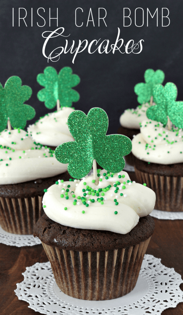 Irish Carbomb Cupcakes from Growing Up Gabel