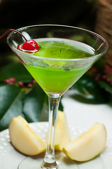 Green Appletini from Bunky Cooks