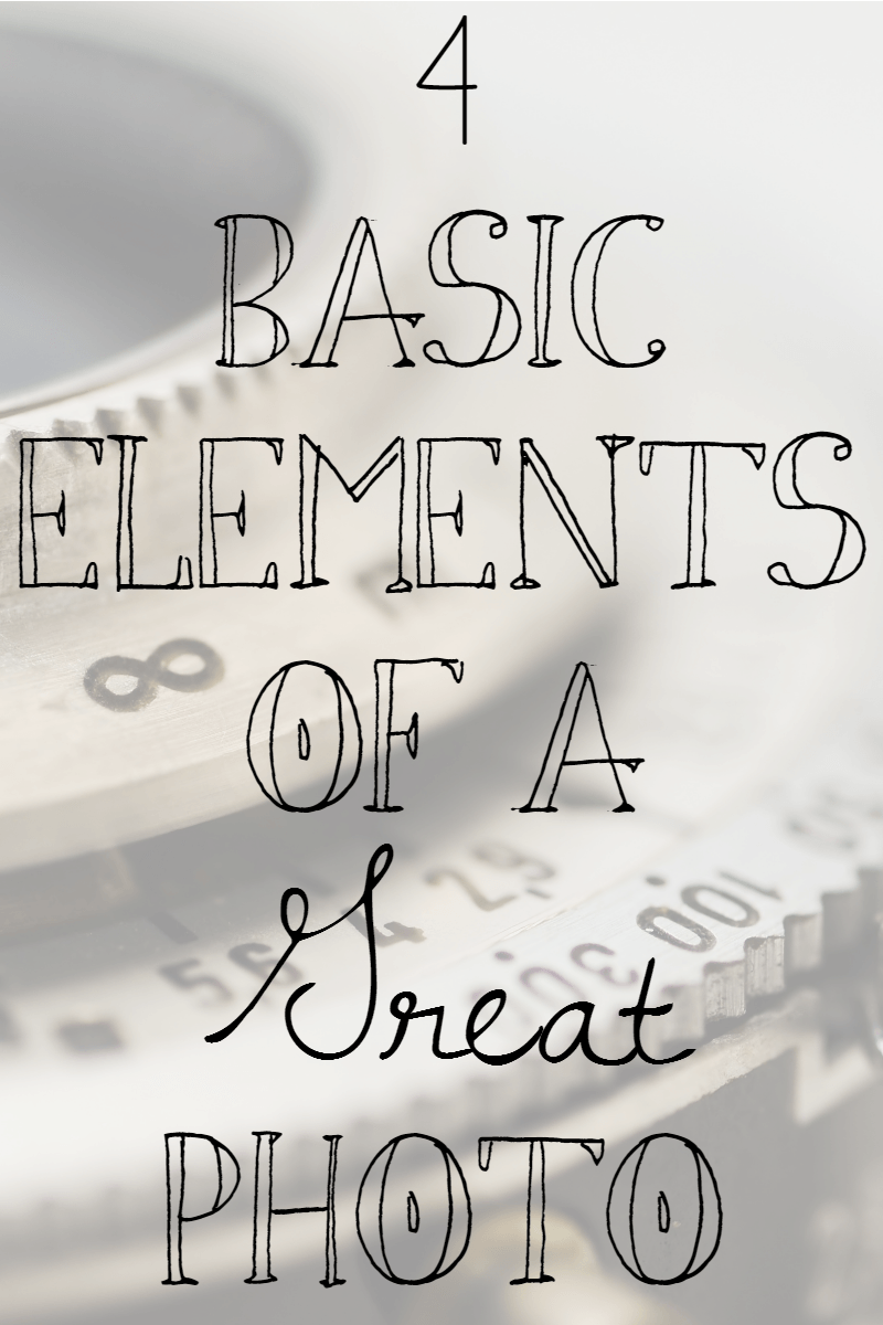 4 Basic Elements of a Great Photo --- Photography is different depending on your niche, but there are 4 basic elements of a great photo that should lead you in the right direction. || diybudgetgirl.com #photography #photos #camera #tips #tricks