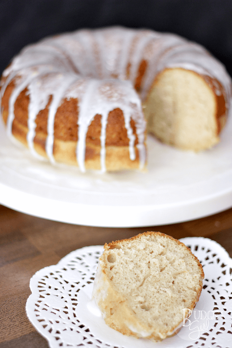 Butter Pecan Bourbon Cake uses a box cake, with a few improvements, and a little Kentucky bourbon. Top it with a bourbon glaze and it is the softest, moistest cake you will ever have.