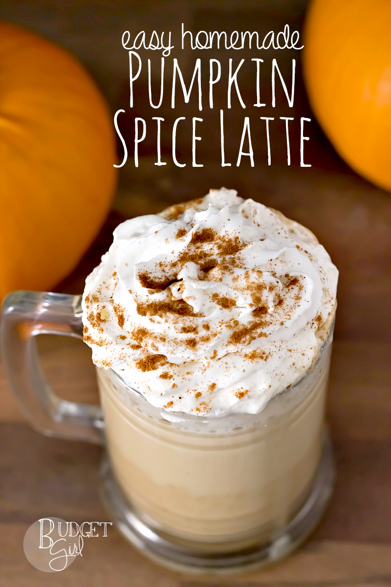 Easy Homemade Pumpkin Spice Latte