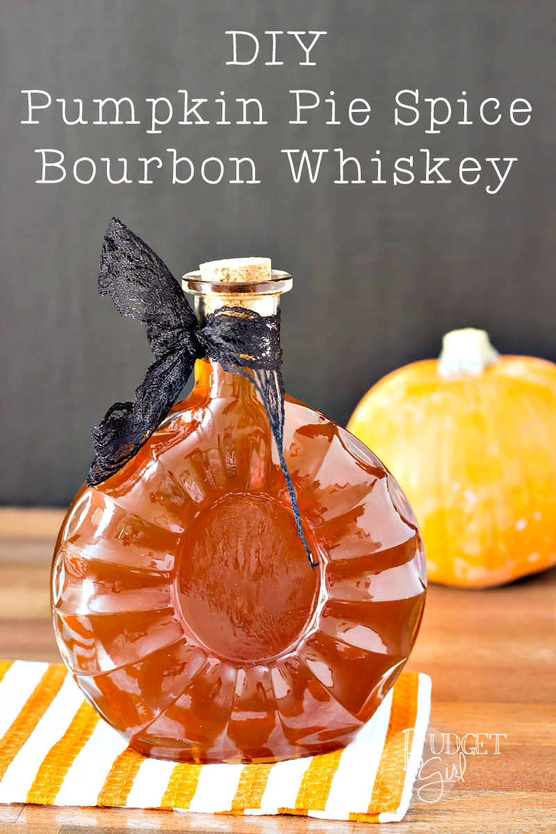 Pumpkin Spice Bourbon Whiskey from Budget Girl