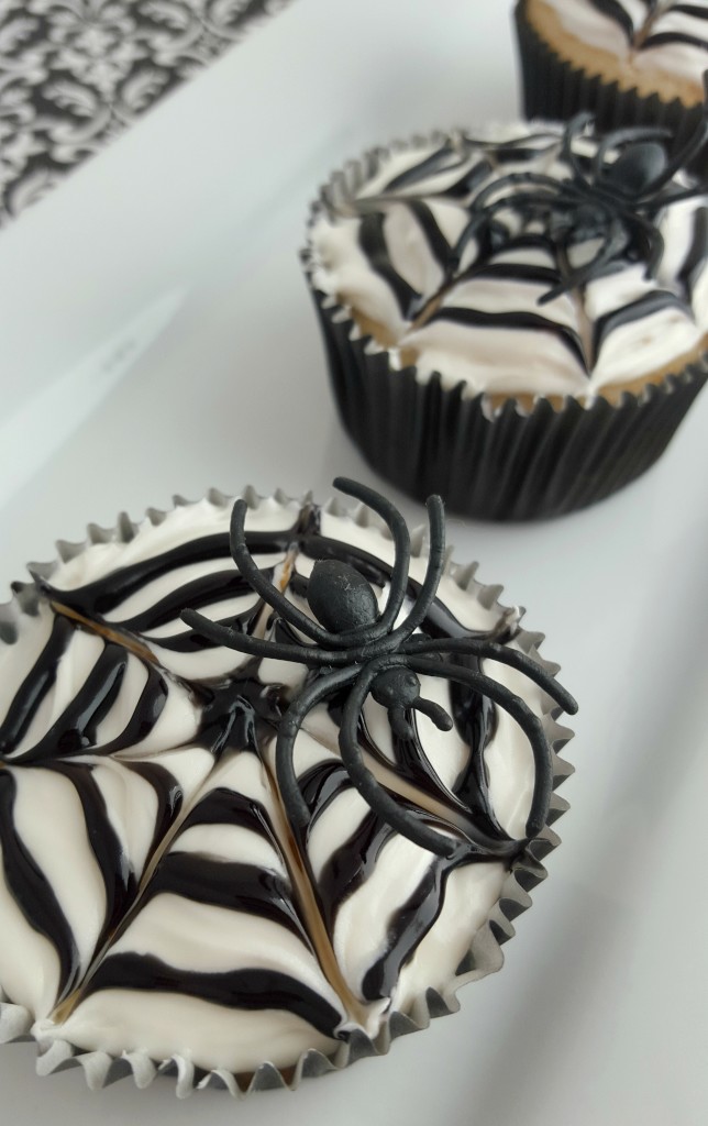 Spider Web Cupcakes from A Spark of Creativity