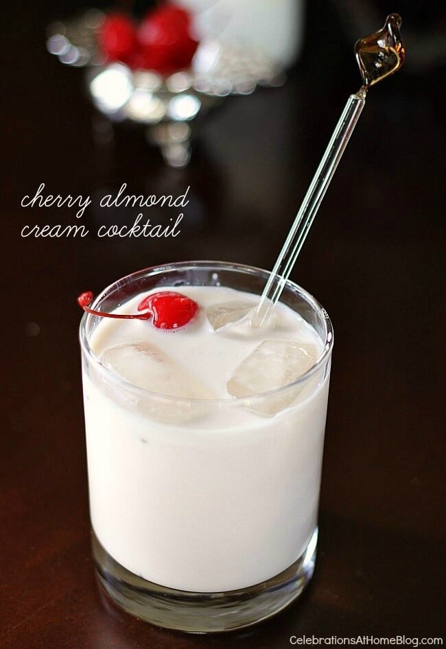 Cherry Almond Cream Cocktail