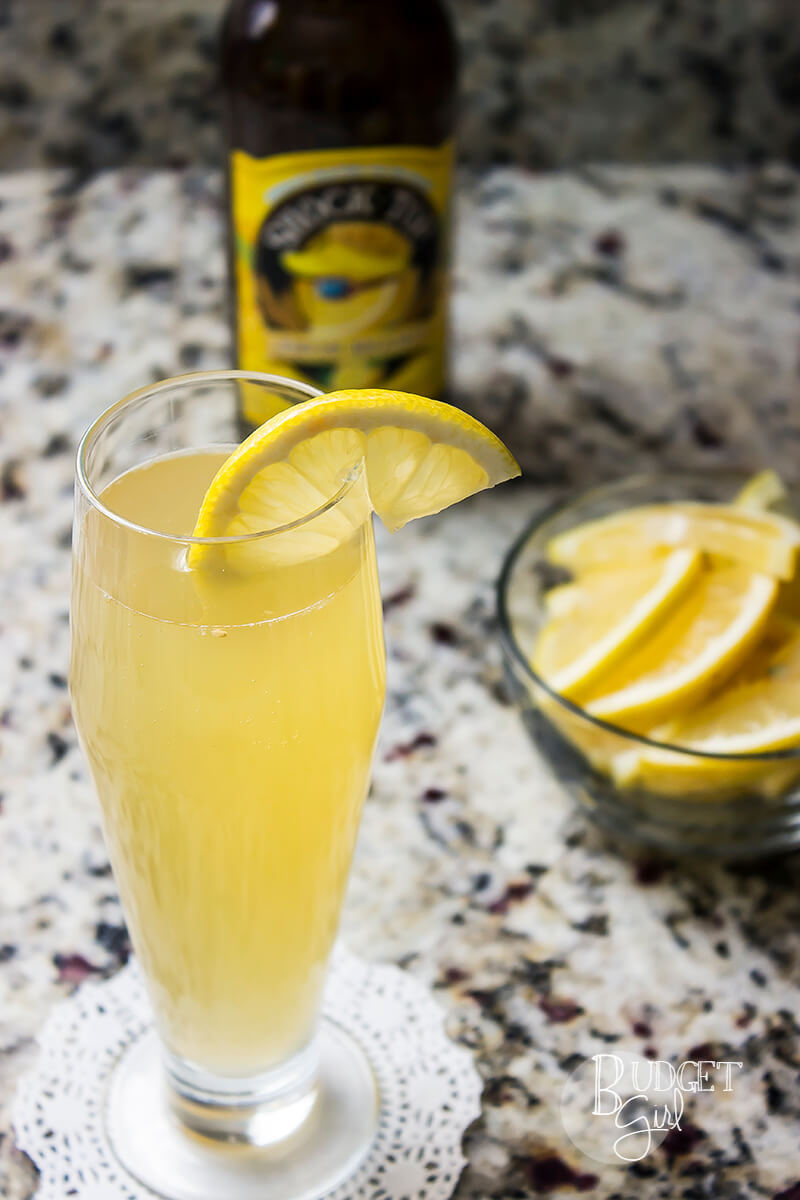 Lemonade Beermosas are a beer cocktail, made with a Shock Top's Lemon Shandy beer and Simply Lemonade. Substitute your favorite beers for your own palate. Easy to make and refreshing for a spring or summer day!