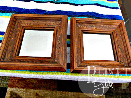 Getting distressed picture frames is really easy. Some paint and antiquing glaze make this a quick project to do in a single afternoon.